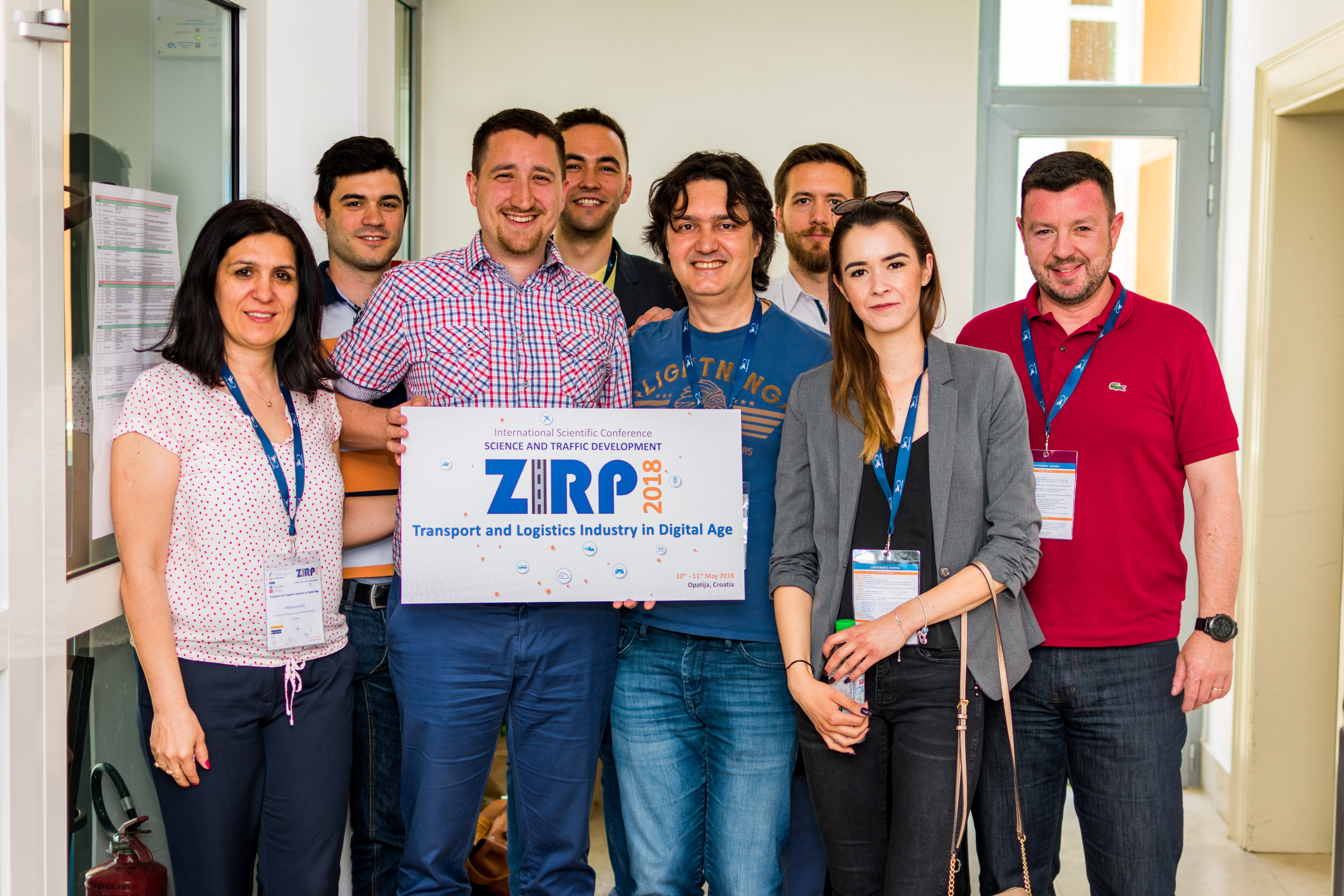 Department of aeronautics with their graduate students on the ZIRP 2018 Conference
