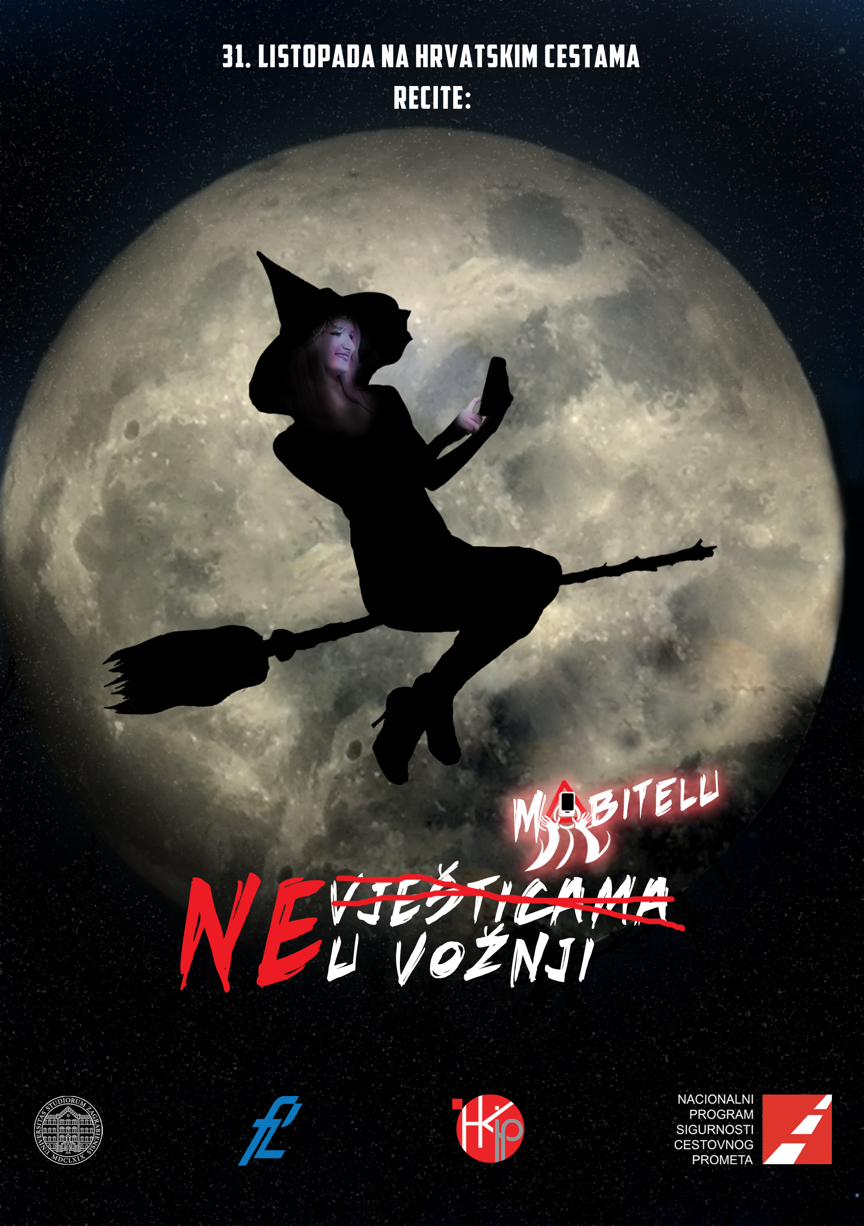 Promotivni letak NE mobitelu u vožnji