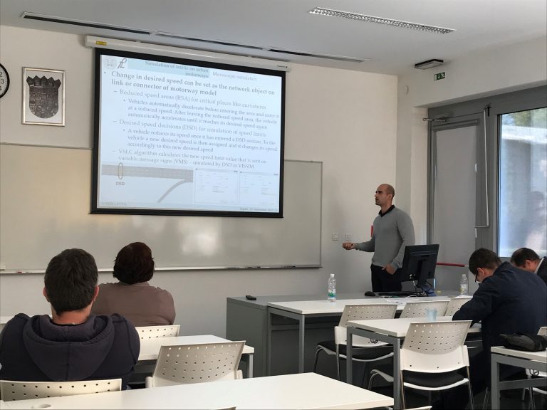 “Application of Machine Learning for Traffic Control on Urban Motorways” lecture held