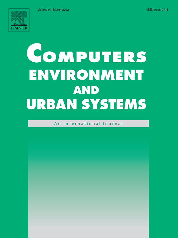New paper published in journal Computers, Environment and Urban Systems