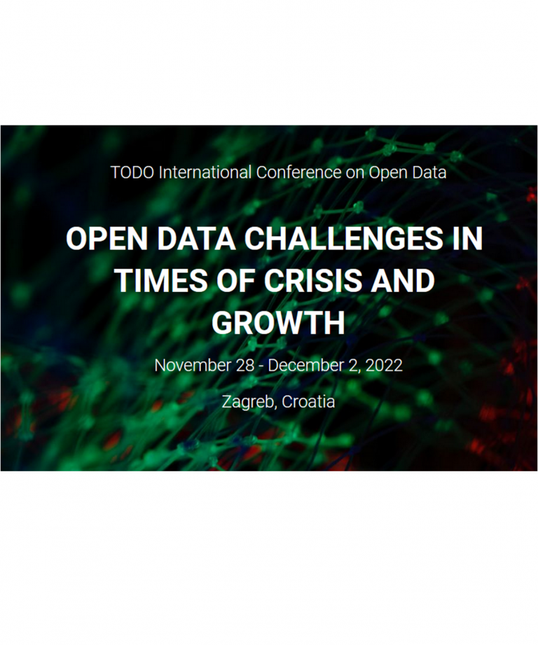 H2020 TODO – Međunarodna konferencija o otvorenim podacima ICOD2022